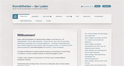 Desktop Screenshot of korrektheiten.biz